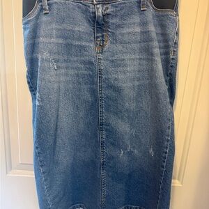 Isabel Maternity by Ingrid & Isabel Blue Denim Skirt